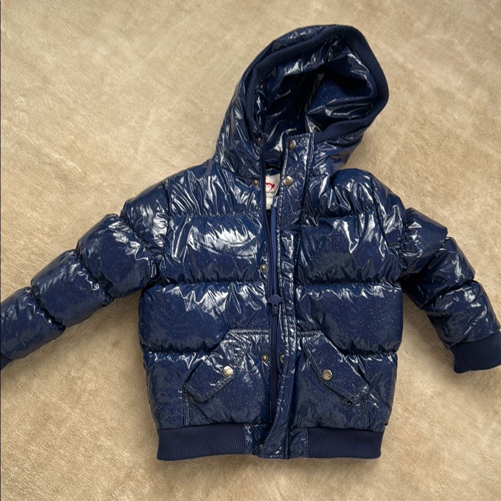 Appaman Glittery Blue Puffer Jacket